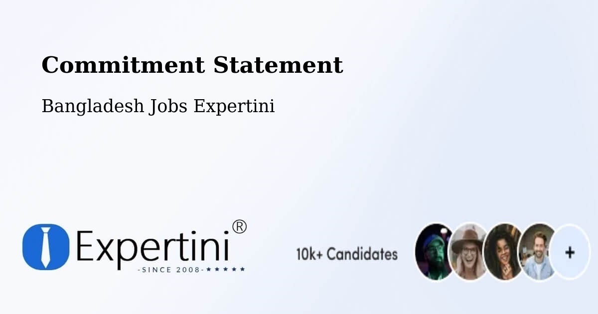 Corporate Commitment – Dinajpur - Bangladesh Jobs Expertini
